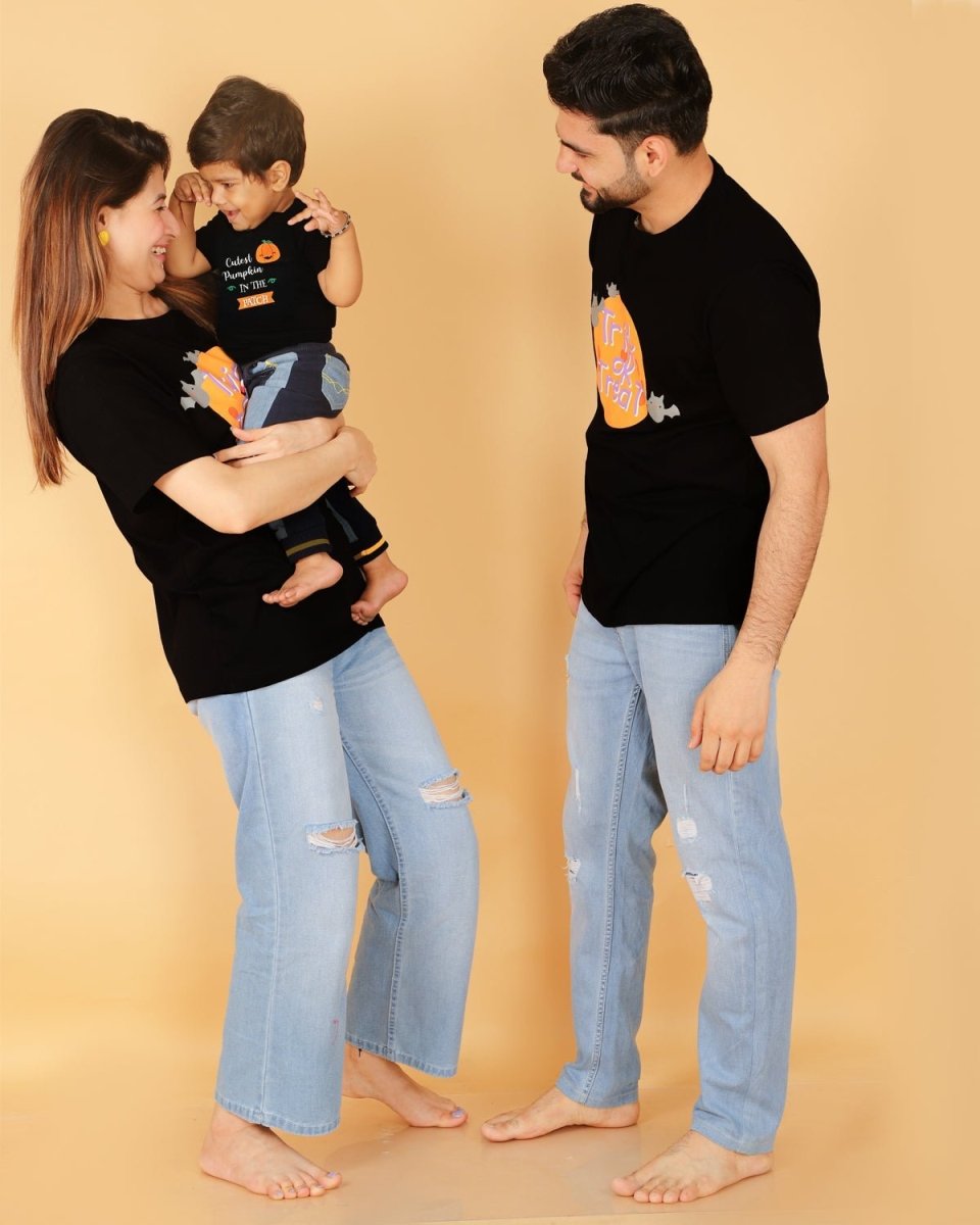 Halloween Trick Or Treat T-shirts Twinning Combo Of 3