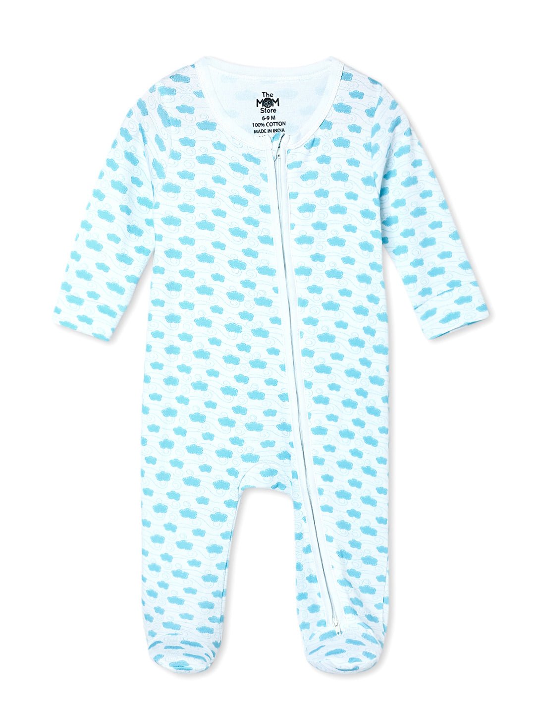  Happy Cloud Infant Zipper Romper