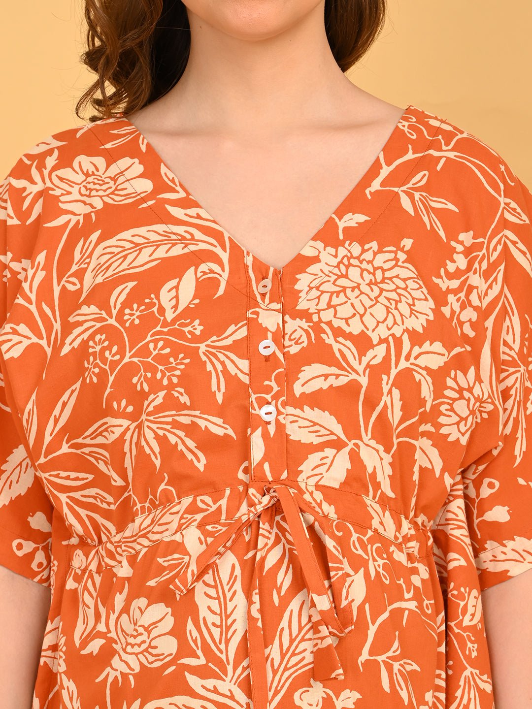  Happy Hues Maternity and Nursing Kaftan Nighty Multi