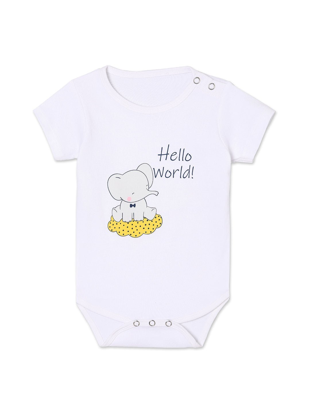  Hello World Baby Onesie White 11.81x7.87x0.39in 0.22lb
