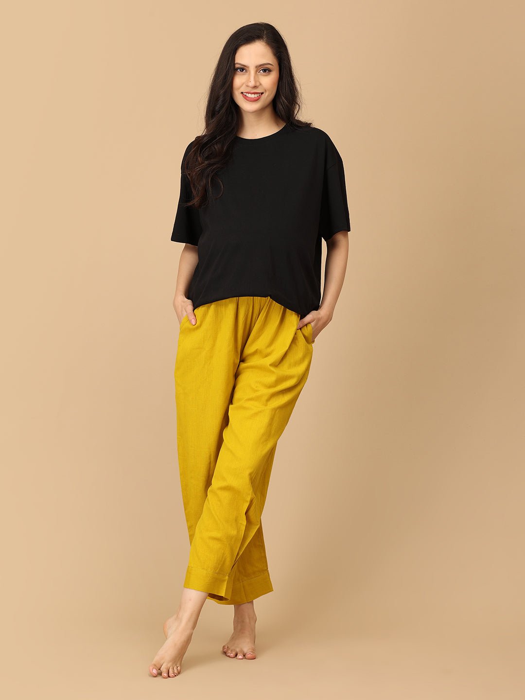  Hello Yellow Maternity Lounge Pants Yellow