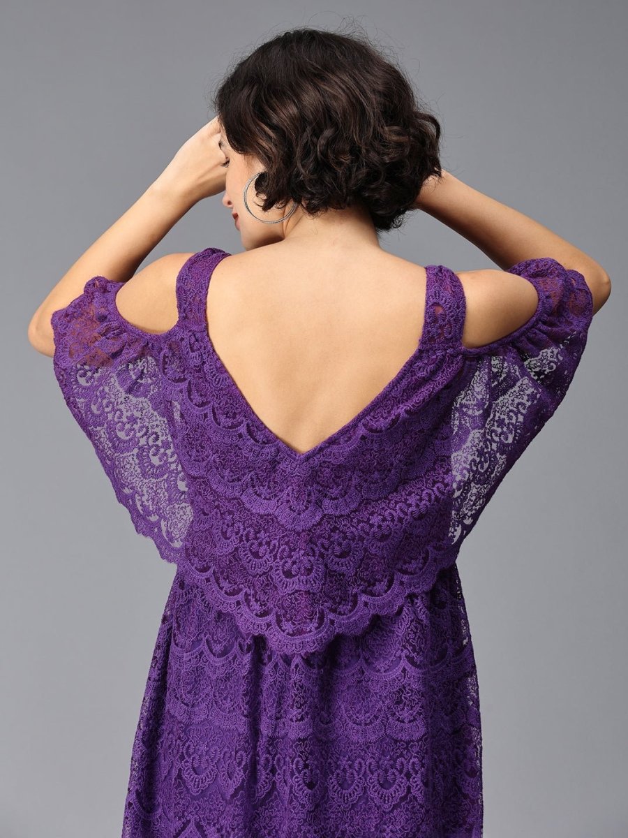  Her Majesty Maternity Photoshoot Gown Purple