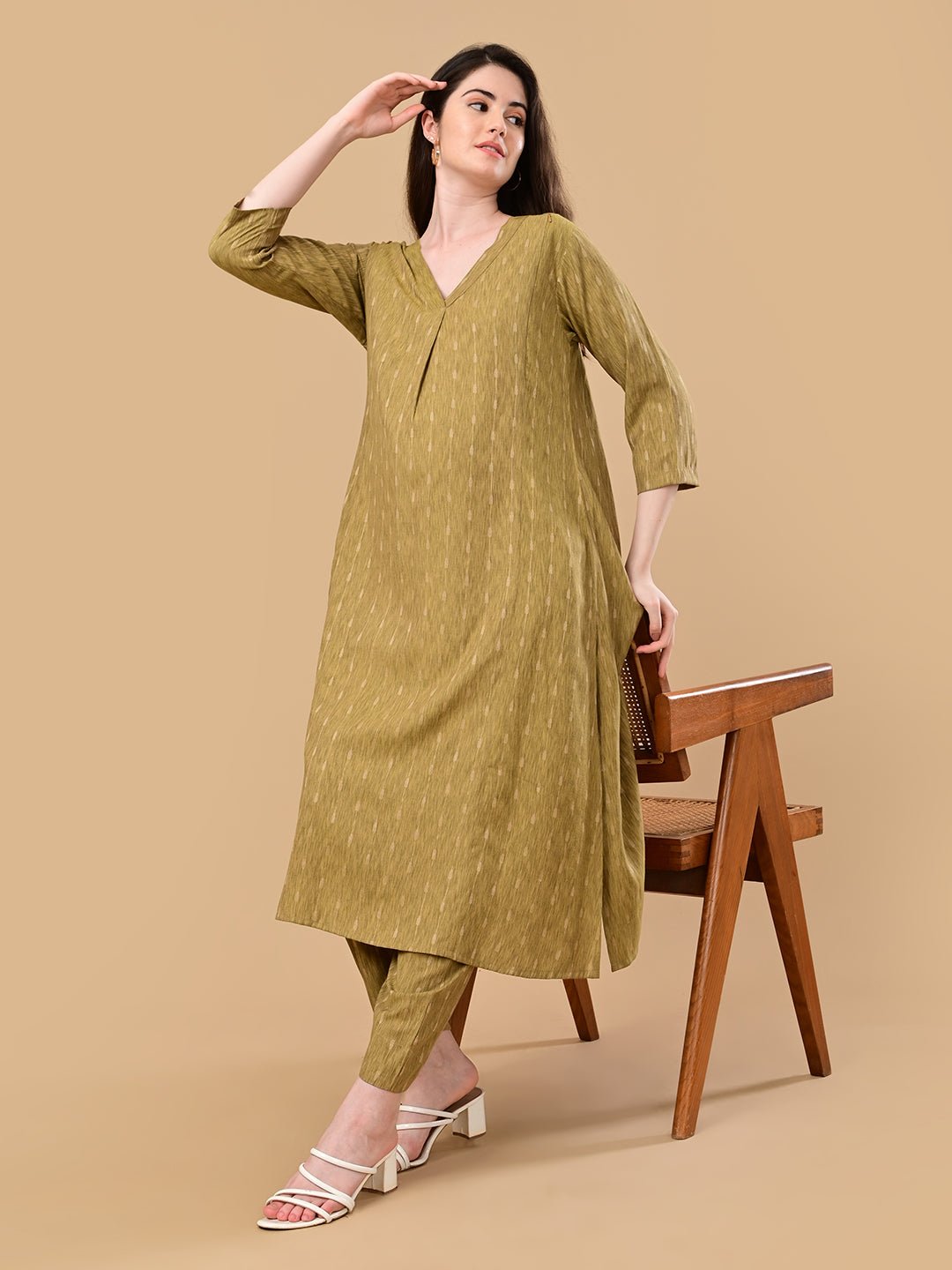 Honey Haze Maternity and Nursing Co Ord Set Ecru
