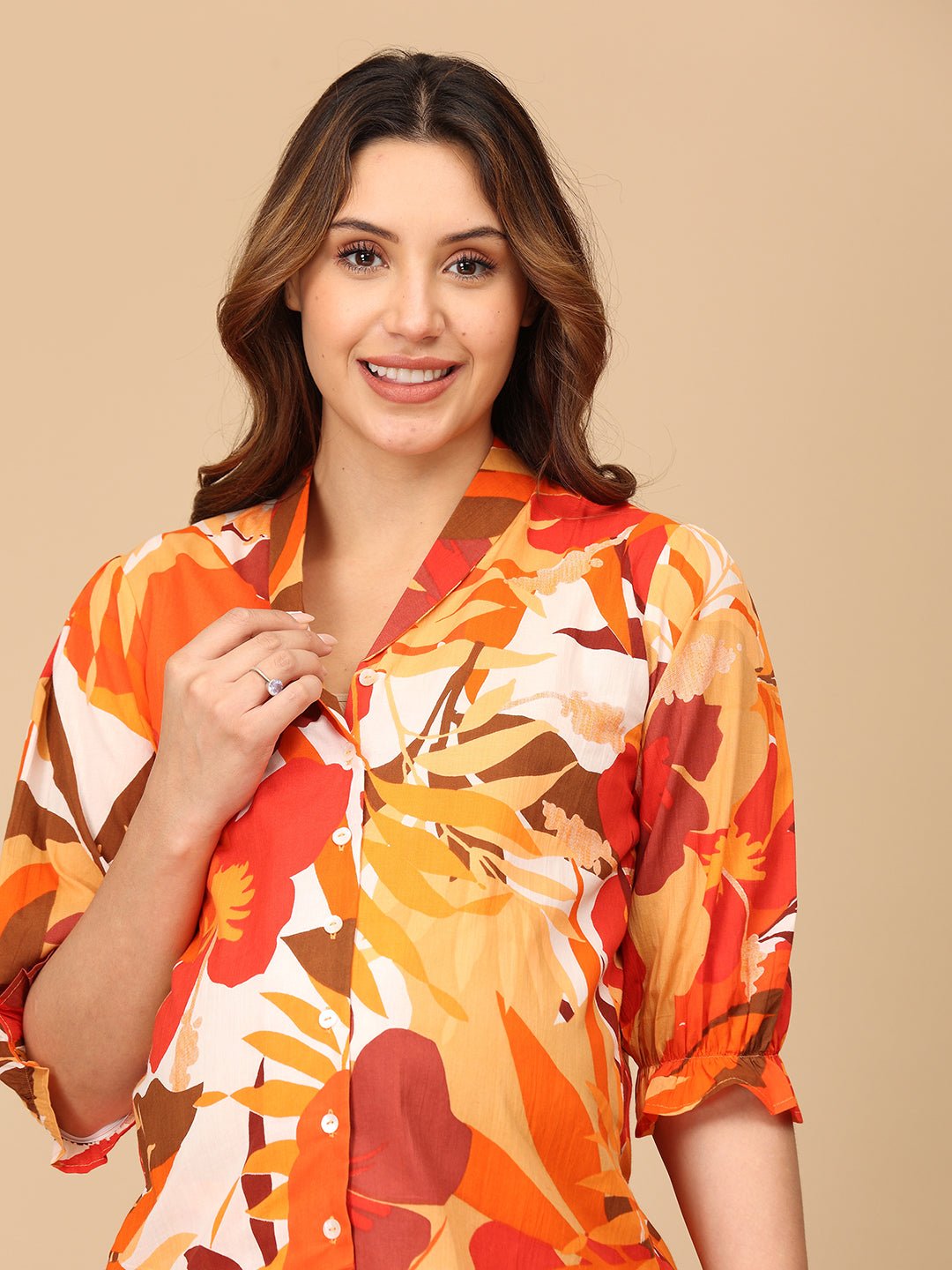  Hue Crew Pretty Maternity and Nursing Nightwear Set Multi