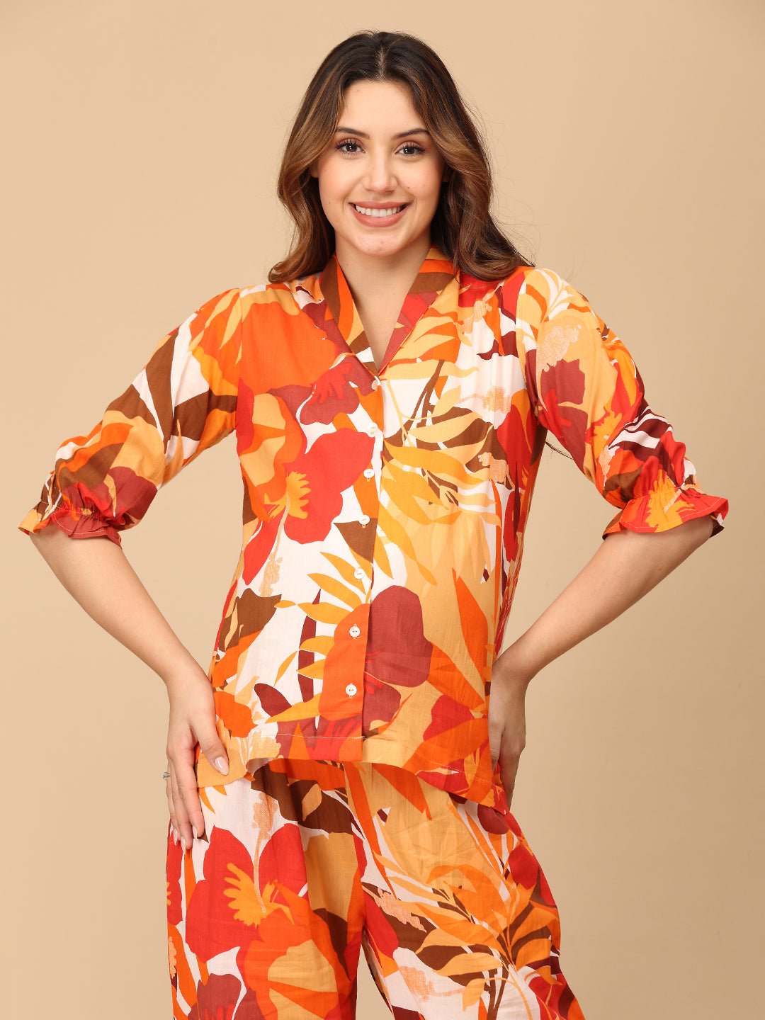  Hue Crew Pretty Maternity and Nursing Nightwear Set Multi