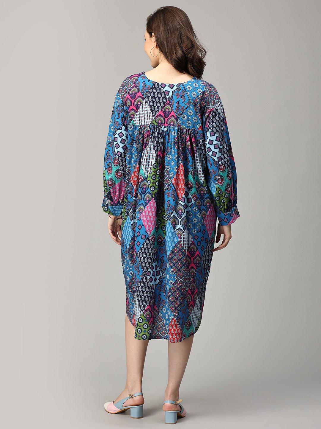  Hue-La-La Maternity and Nursing Dress Multi