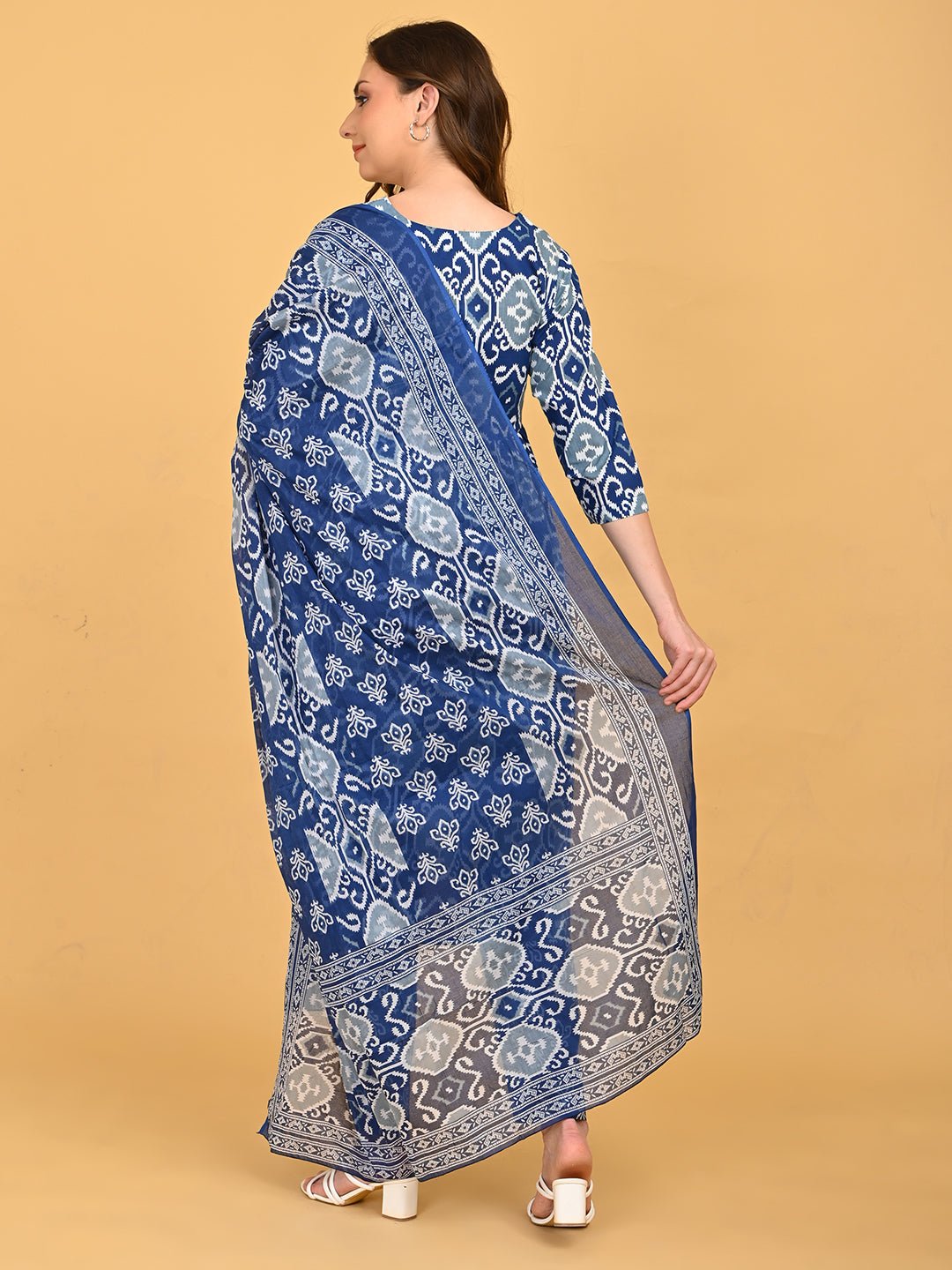  Indigo Mode Maternity and Nursing Kurta Set Blue