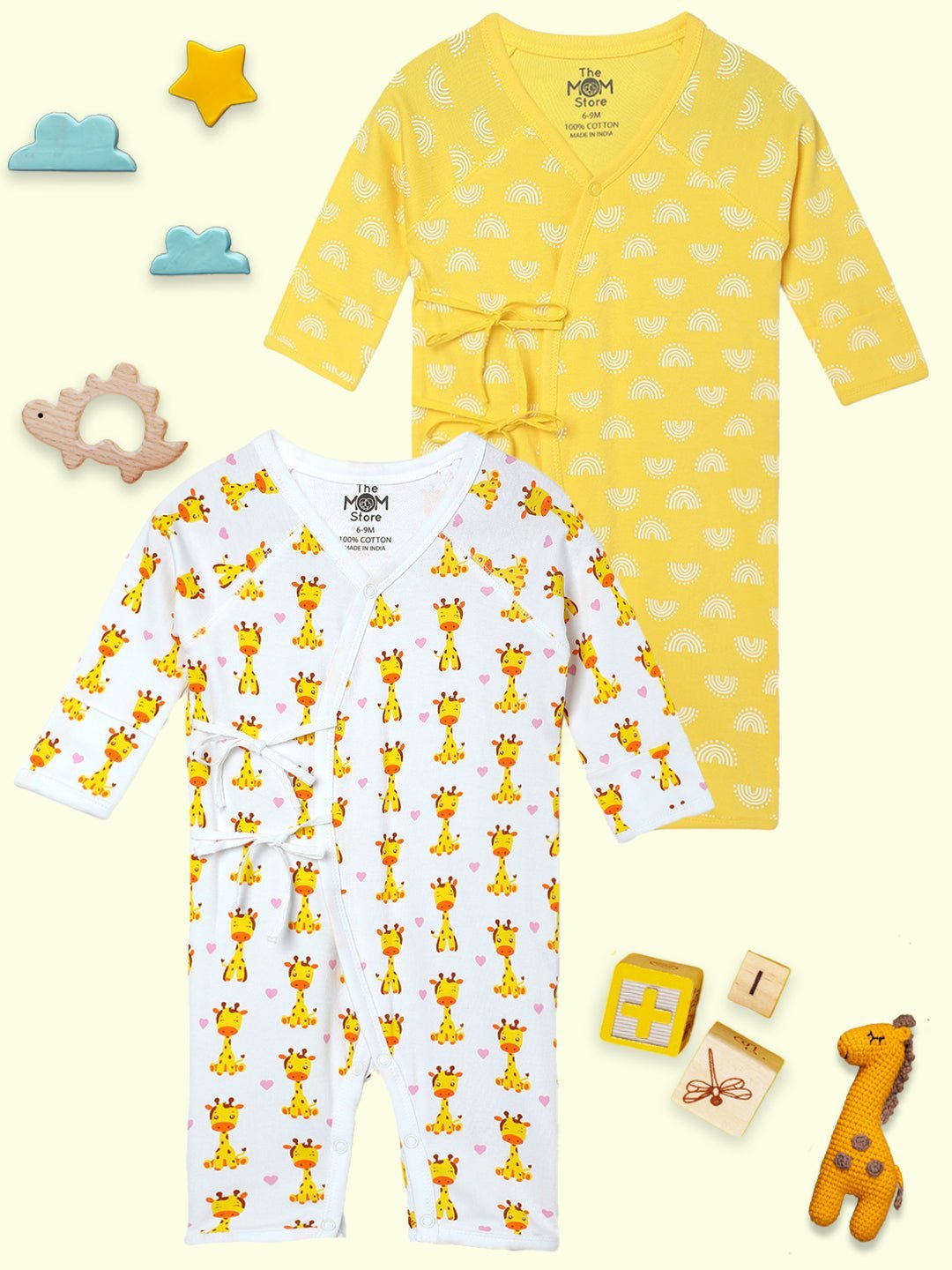  Color Rush Infant Jabla Style Romper Combo 2-Pack