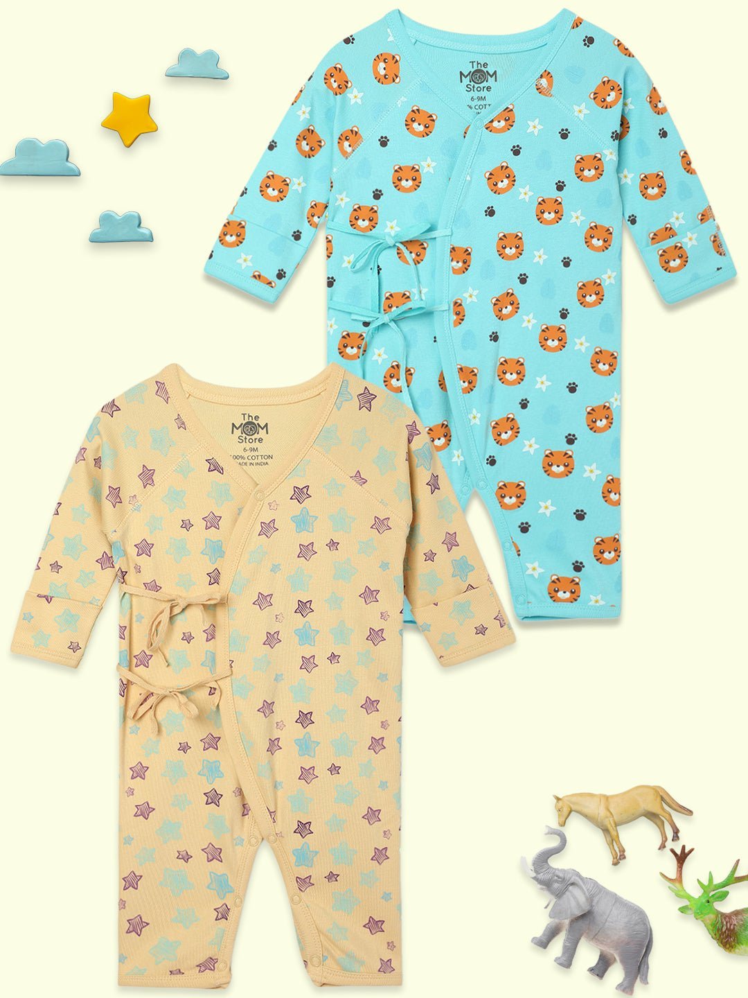  Color Rush Infant Jabla Style Romper Combo 2-Pack