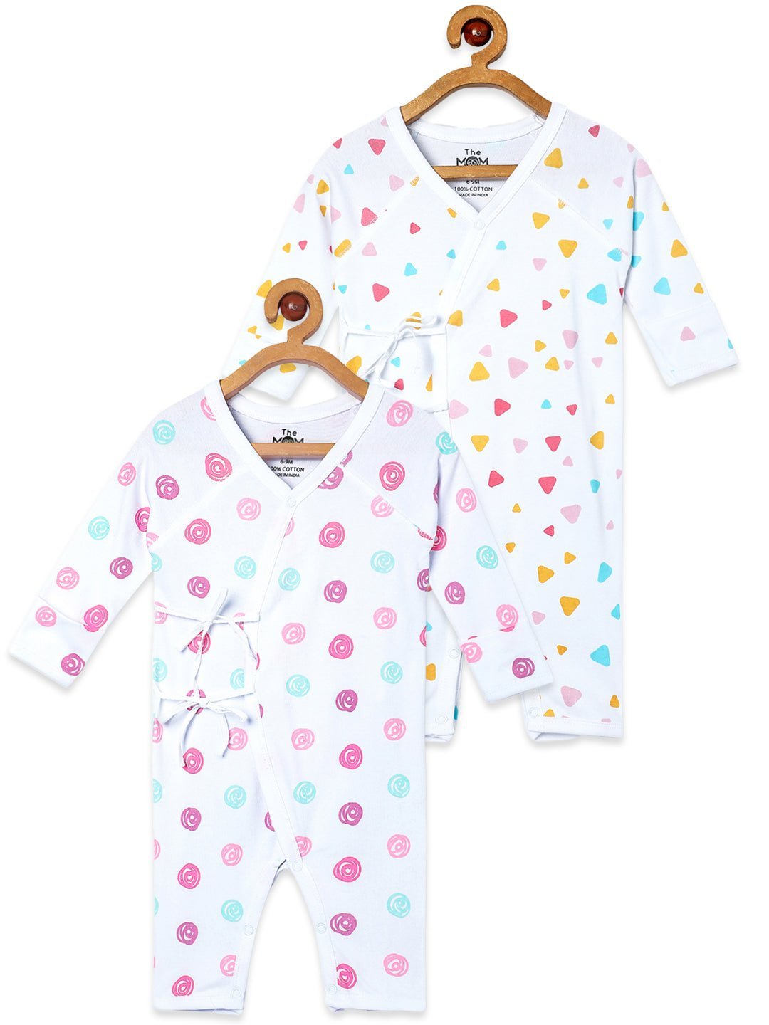  Print Party Infant Jabla Style Romper Combo 2-Pack