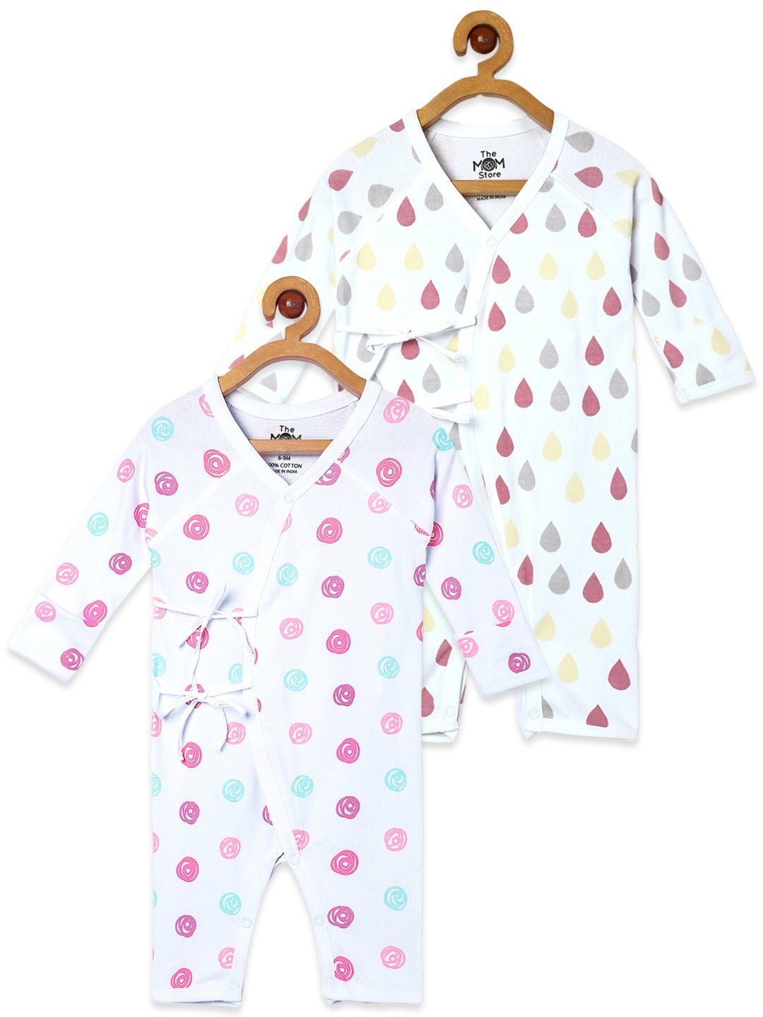  Print Party Infant Jabla Style Romper Combo 2-Pack