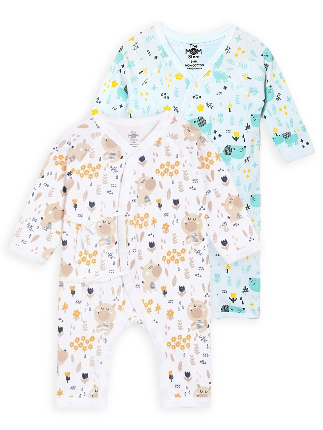  Wild Wonders Infant Jabla Style Romper Combo 2-Pack