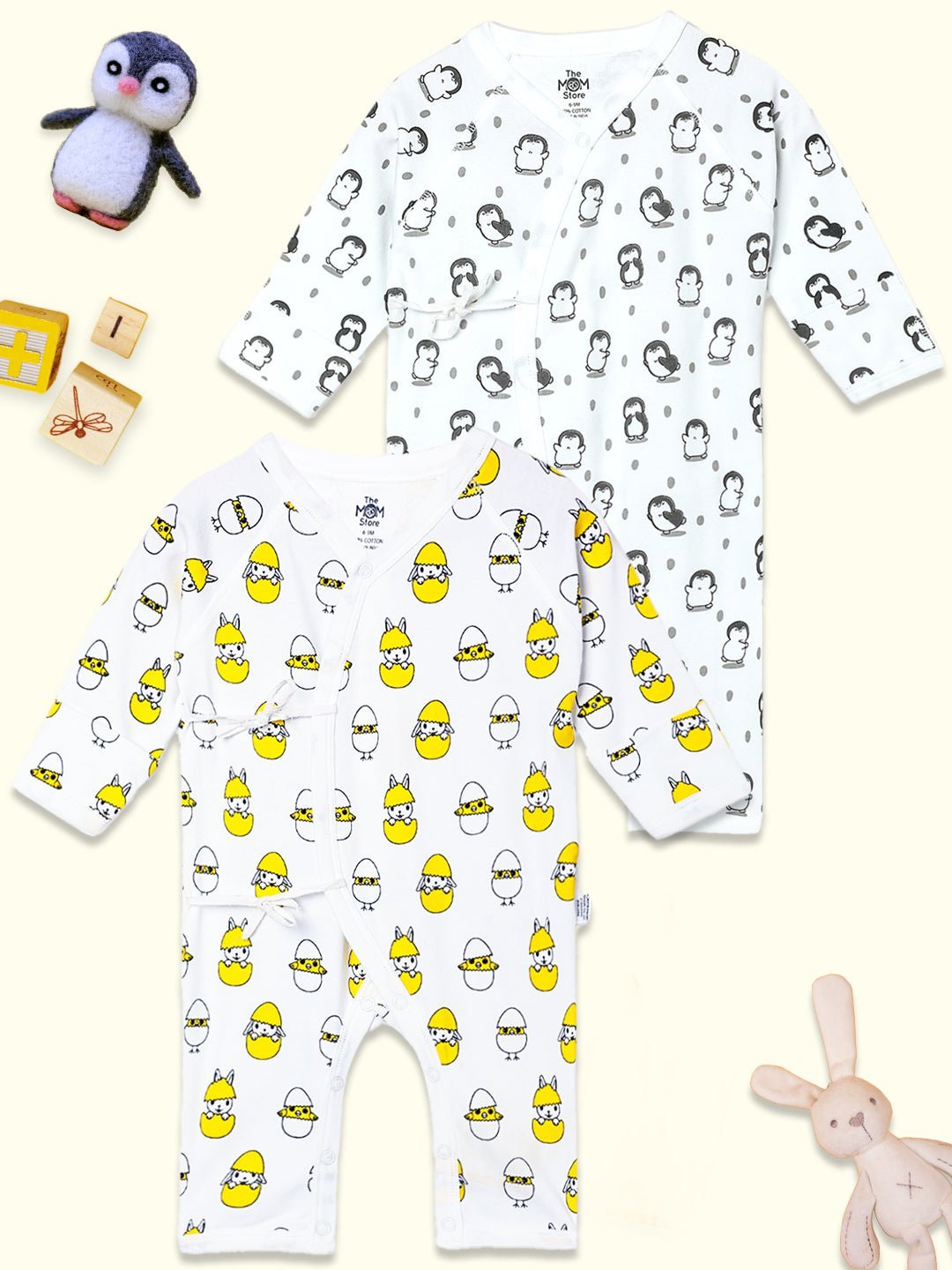  Wild Wonders Infant Jabla Style Romper Combo 2-Pack