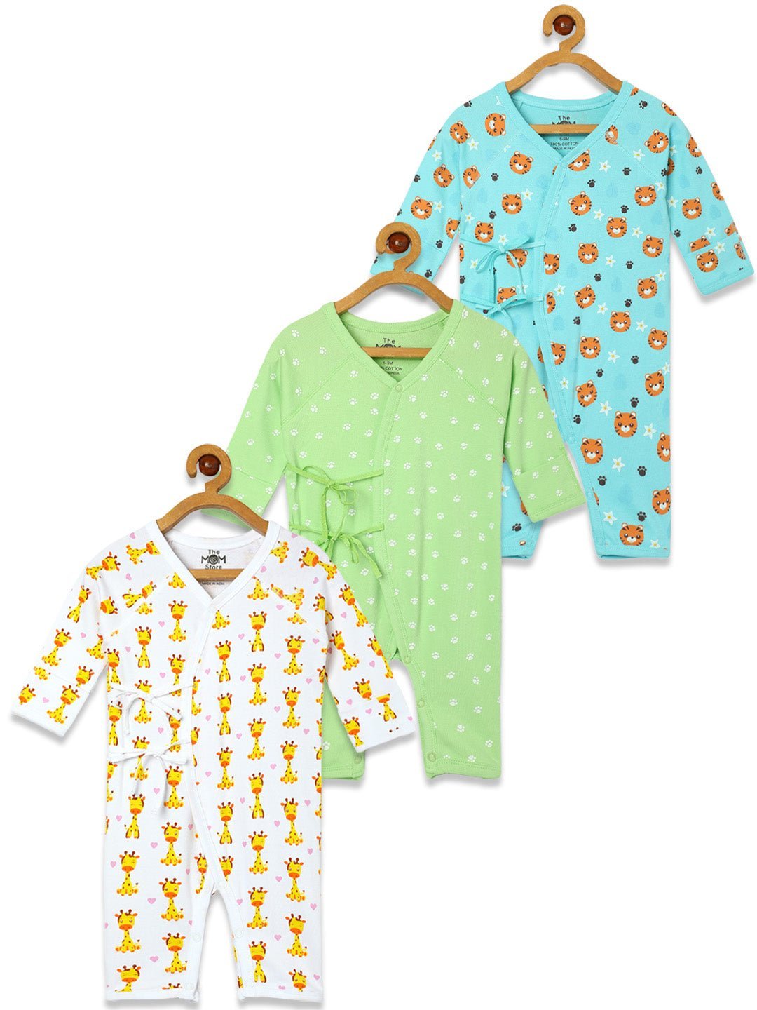  Color Rush Infant Jabla Style Romper Combo 3-Pack