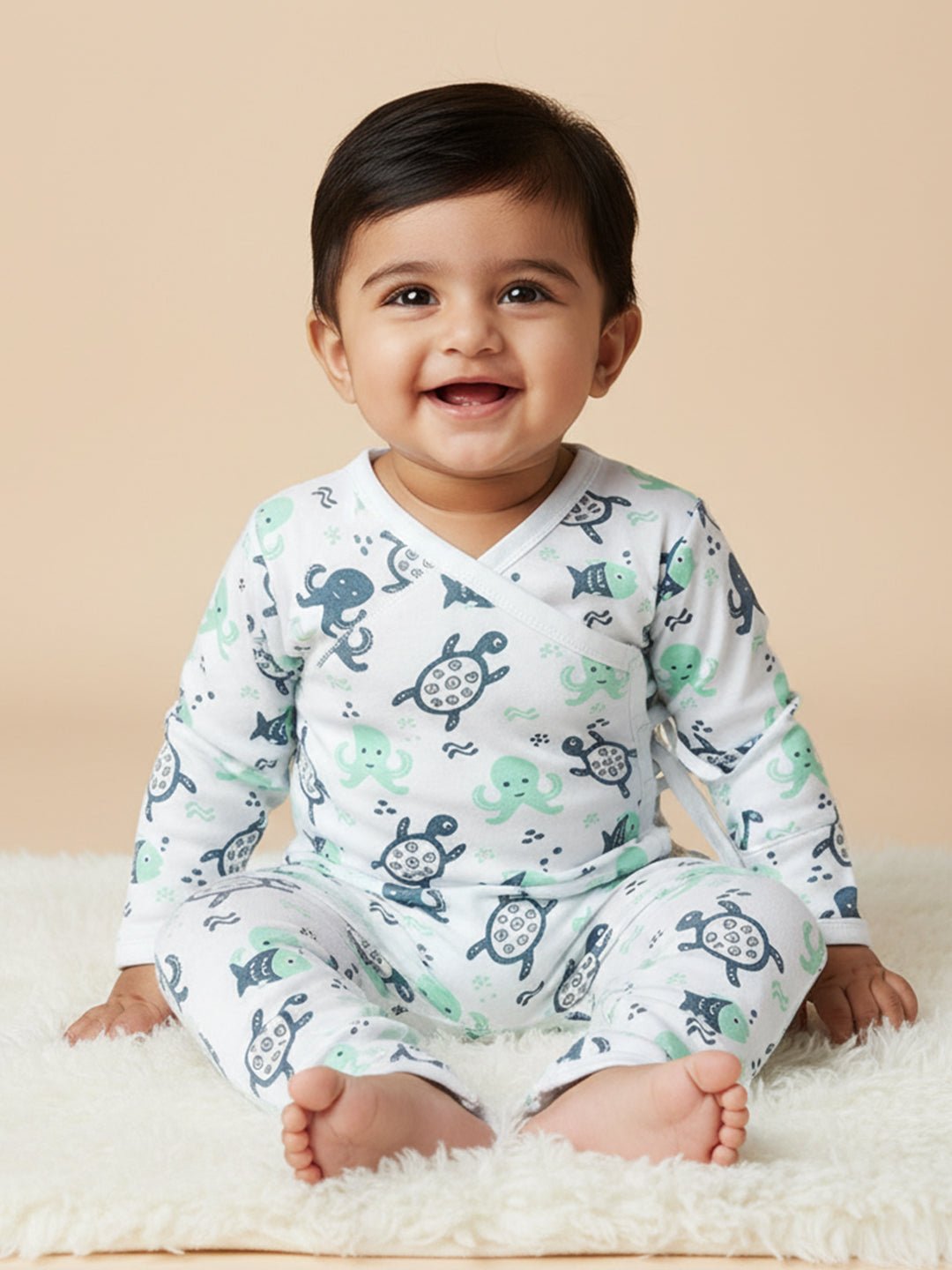  Under the Sea Infant Jabla Style Romper