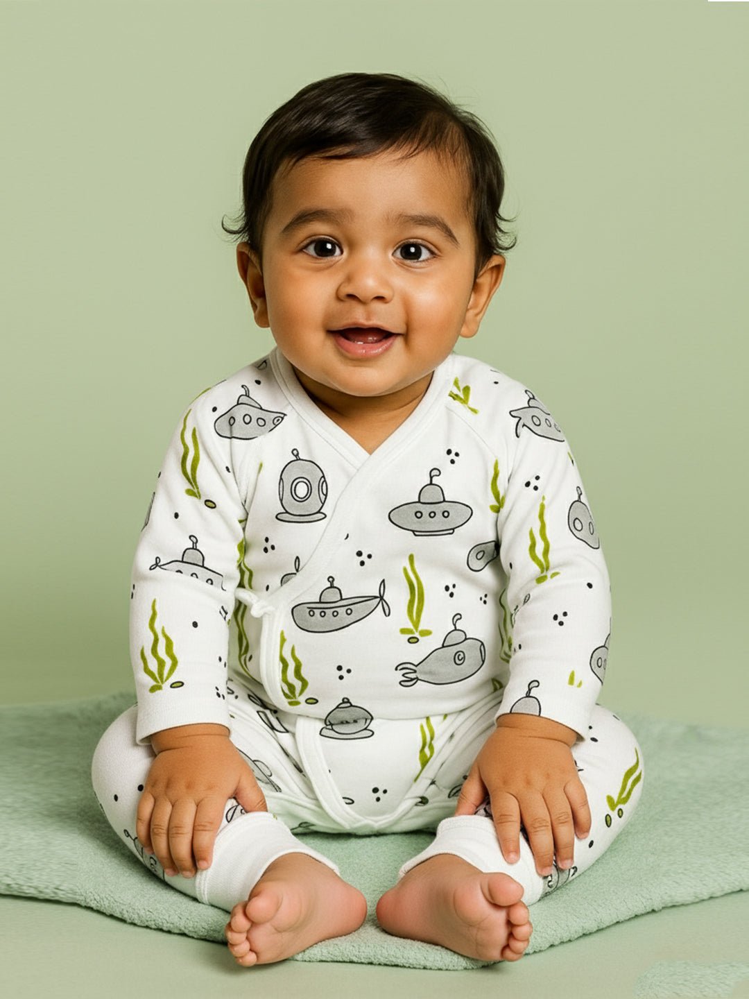  Under the Sea Infant Jabla Style Romper