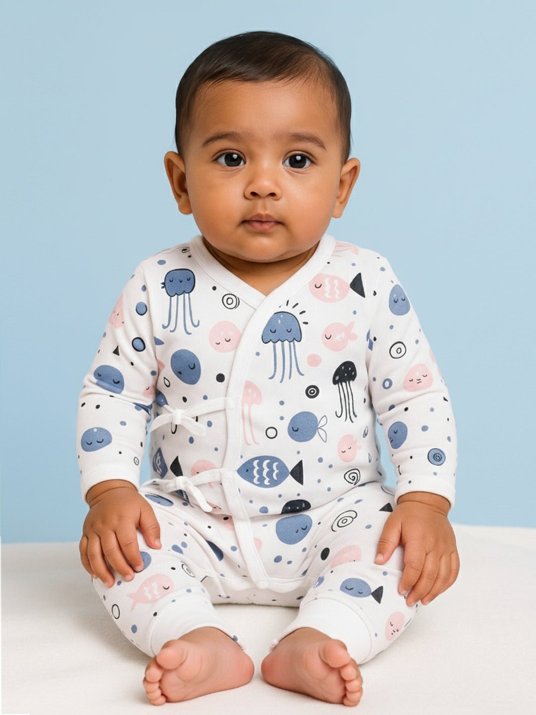  Under the Sea Infant Jabla Style Romper