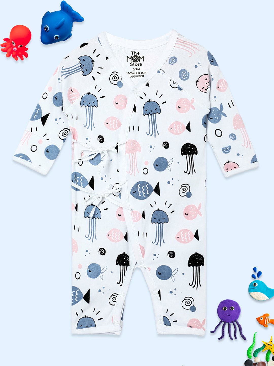  Under the Sea Infant Jabla Style Romper