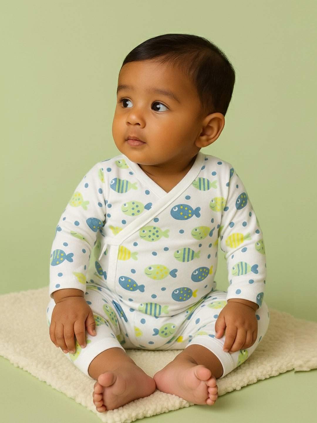  Under the Sea Infant Jabla Style Romper