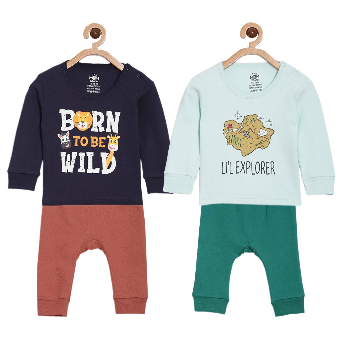  Born To Be Wild Little Explorer Infant Set Combo 2-Pack