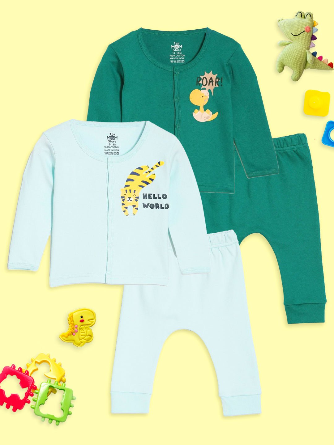  Dino Roar Hello World Infant Set Combo 2-Pack