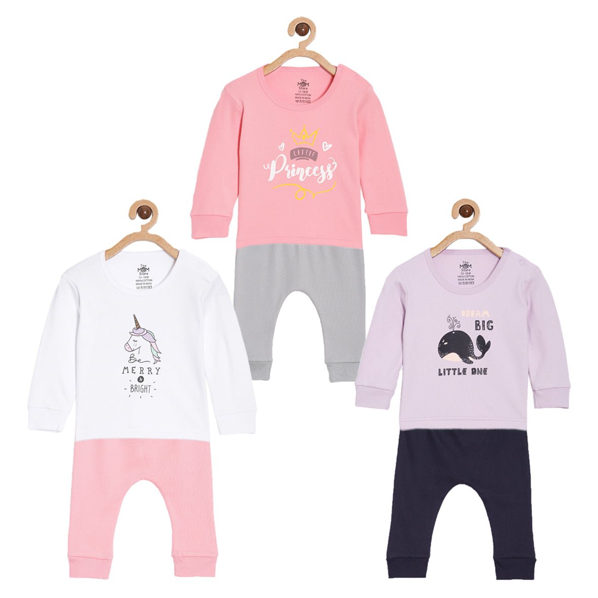  Little Princess Merry And Bright Dream Big Infant Set Combo 3-Pack