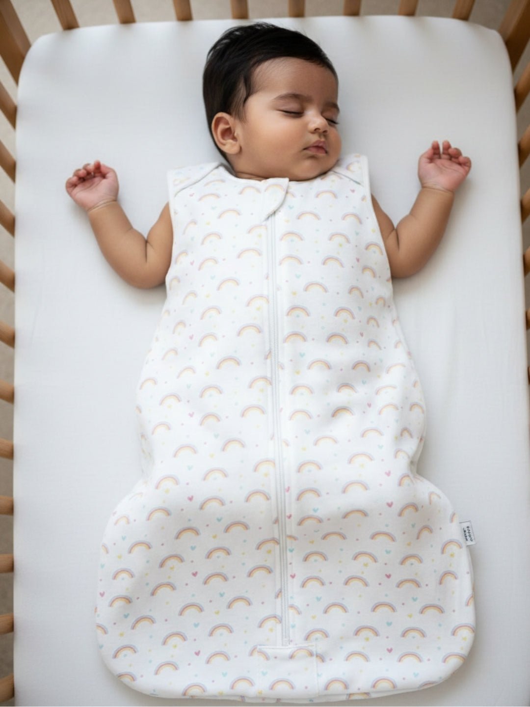 Lavender Twinkle and Magic Bow 2 PC Kids Cotton Baby Sleeping Bag