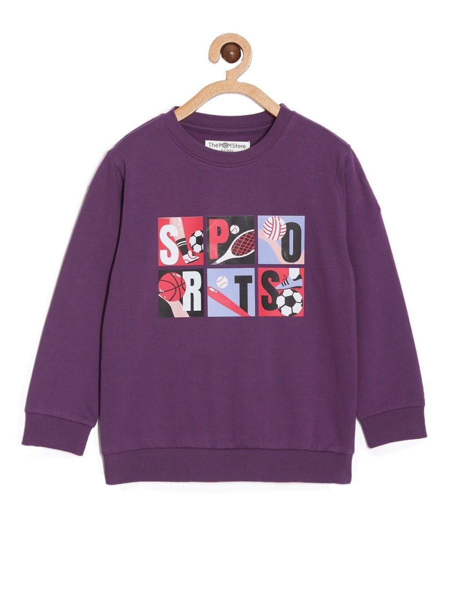  Purple It's All About Sports Jogger Set For Kids