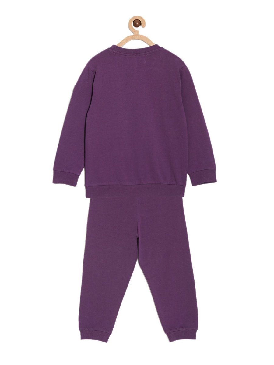  Purple It's All About Sports Jogger Set For Kids