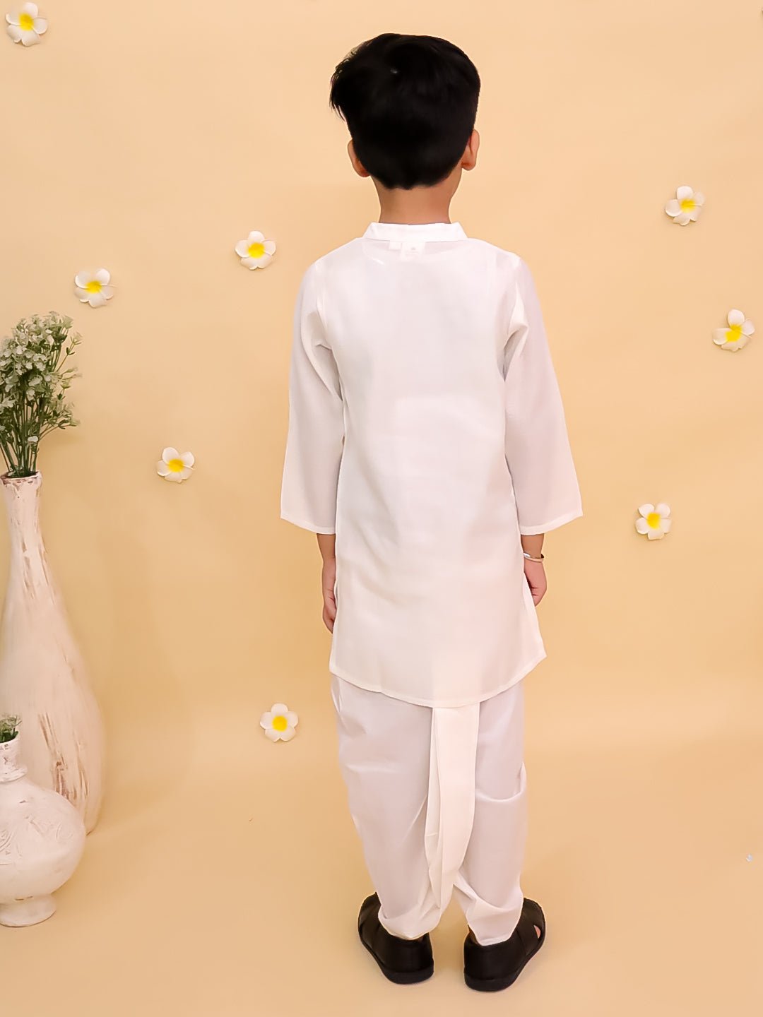 Ivory Elegance Dhoti Kurta Boys Set