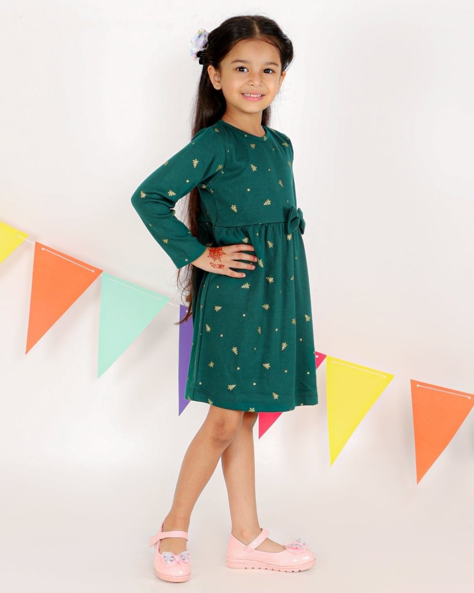 Jingle Jolly Girls Casual Dress