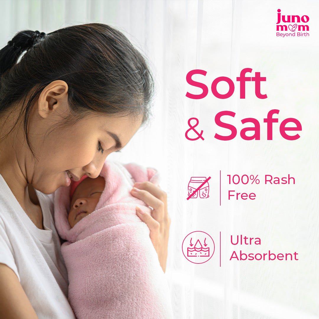 Juno Mom Maternity Pad Combo Set 2 Extra Large Postpartum Pads White