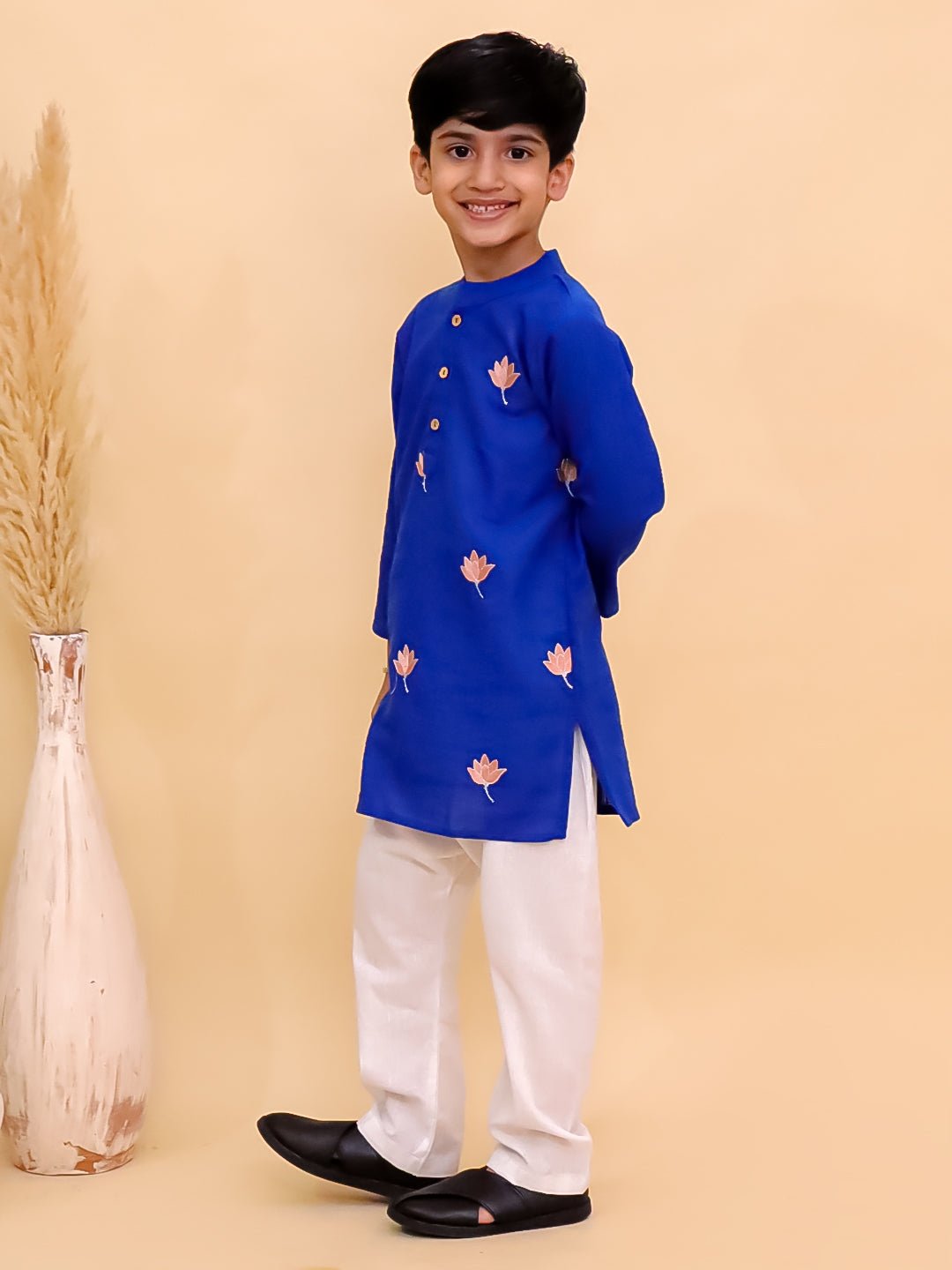 Kamal Vatika Embroidered Boys Kurta Pajama Set