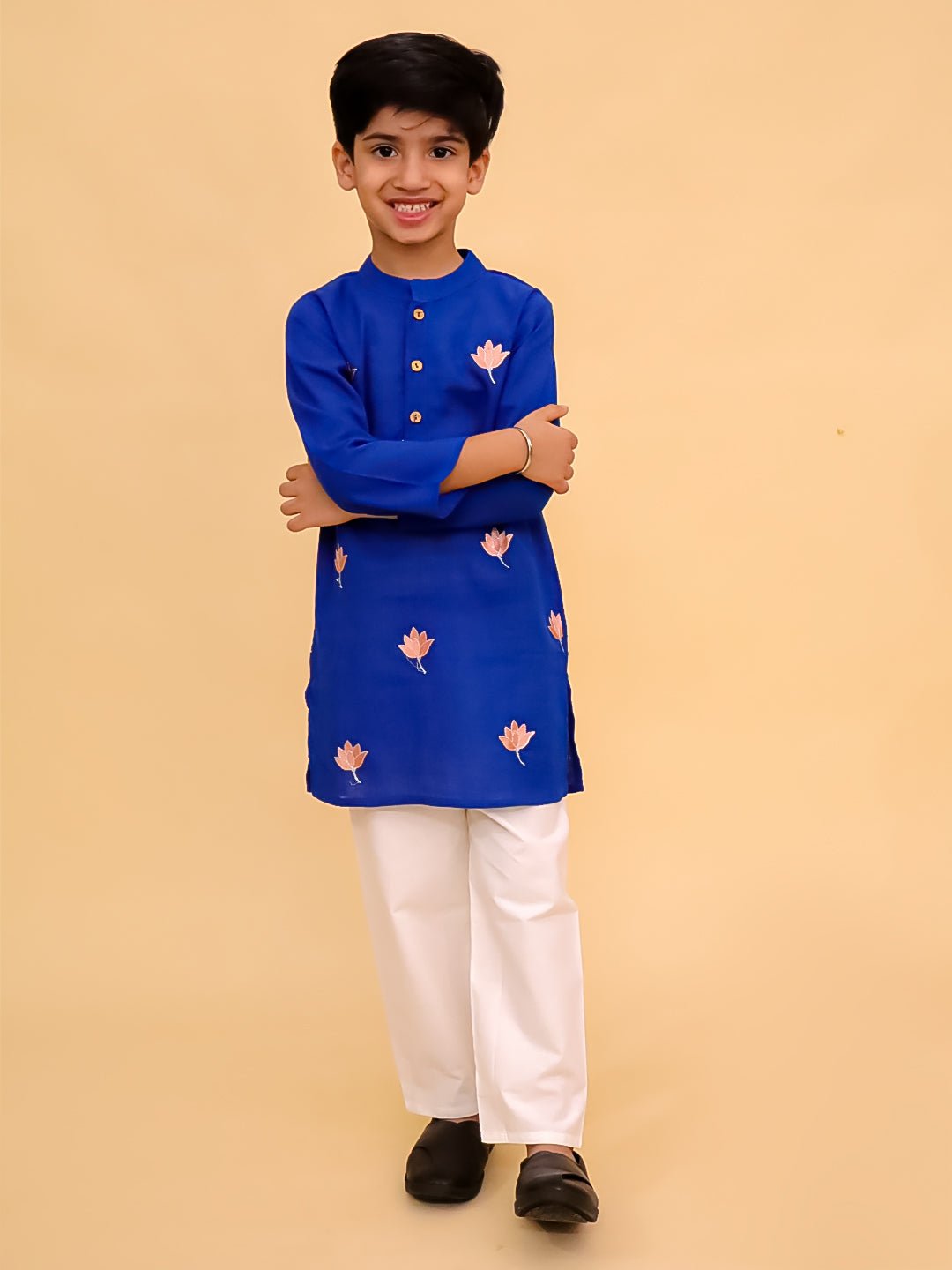 Kamal Vatika Embroidered Boys Kurta Pajama Set