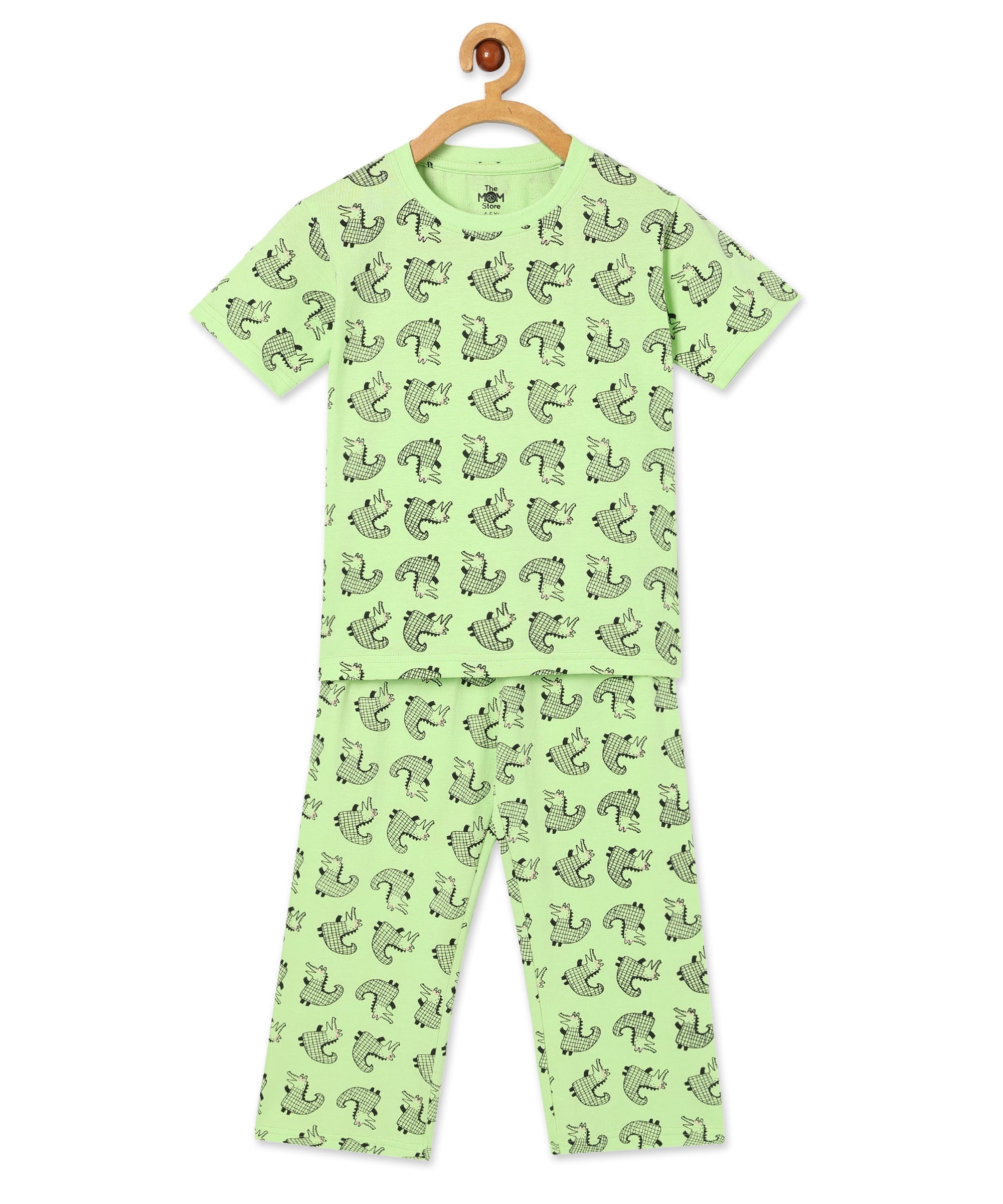  Happy Gator Game Snooze Cotton Pajama Set