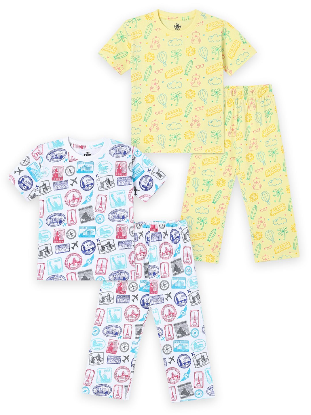  Multi Route To Rest Wander Wonder Pajama Set Combo