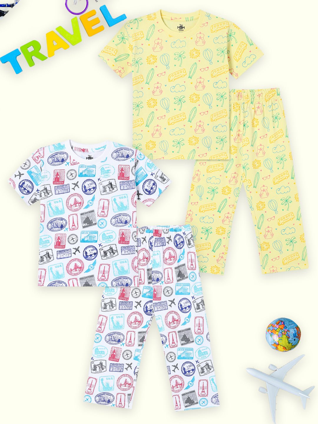  Multi Route To Rest Wander Wonder Pajama Set Combo