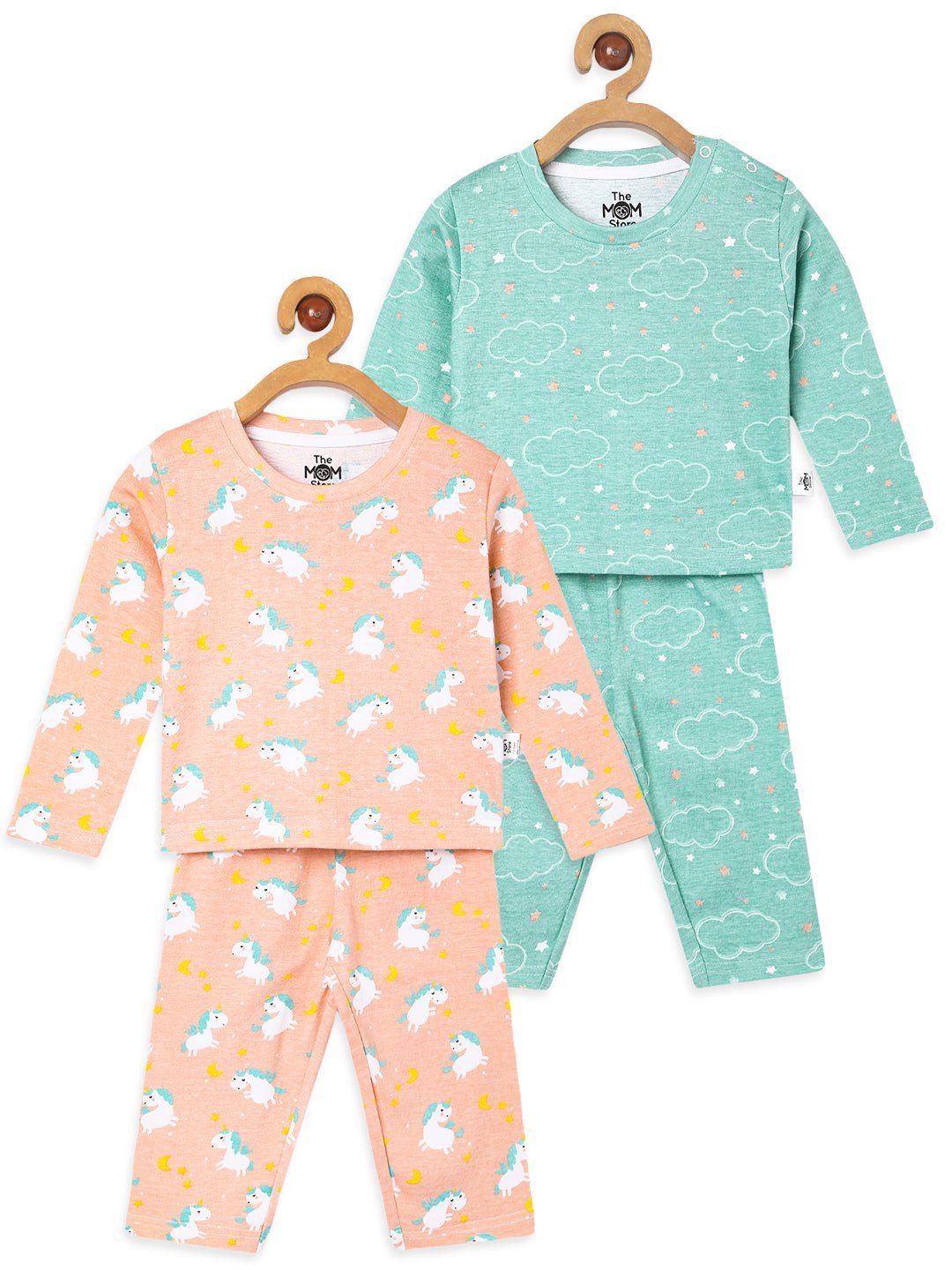  On Cloud Mine Dreamy Unicorn Cotton Pajama Set