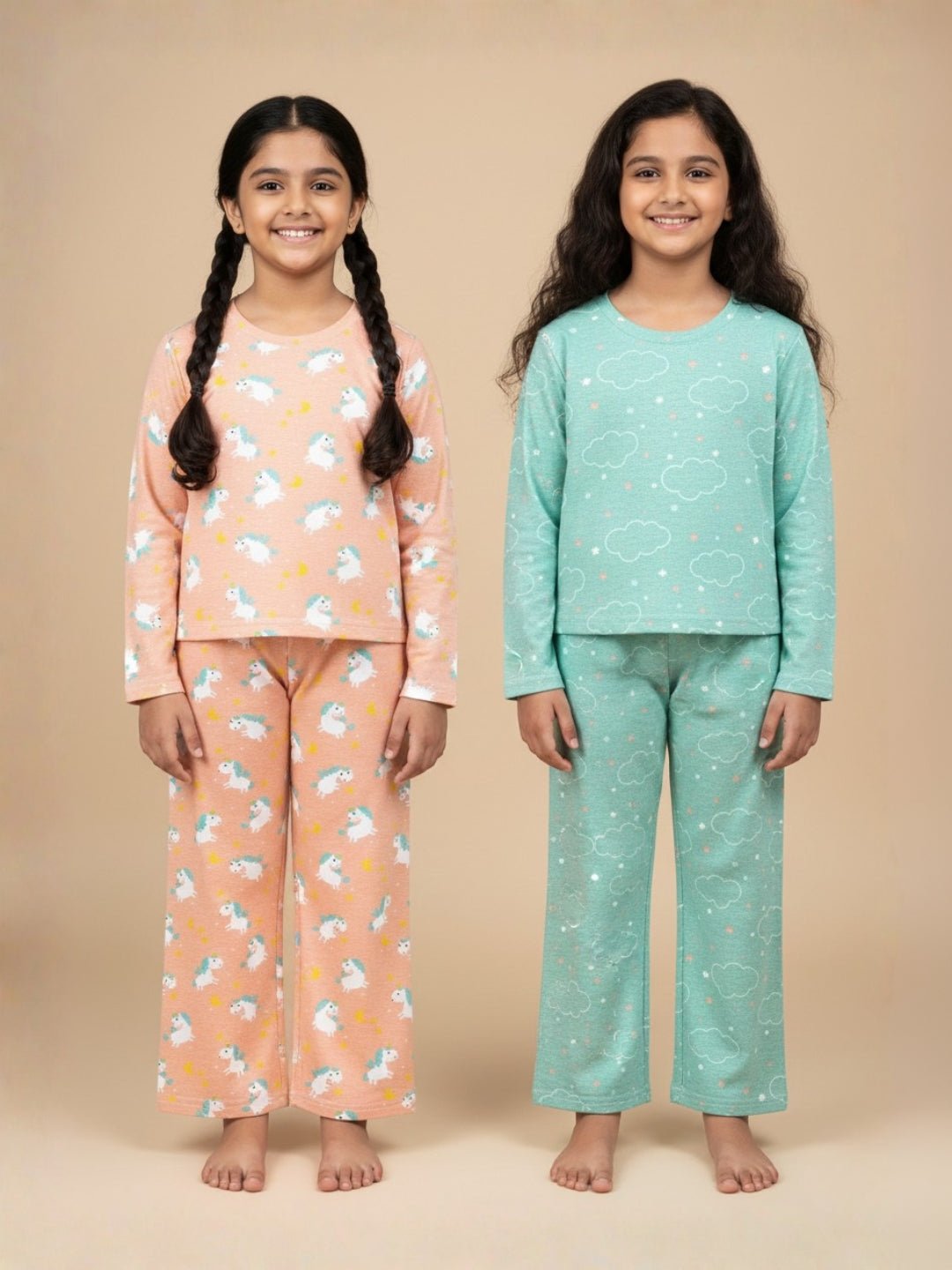  On Cloud Mine Dreamy Unicorn Cotton Pajama Set