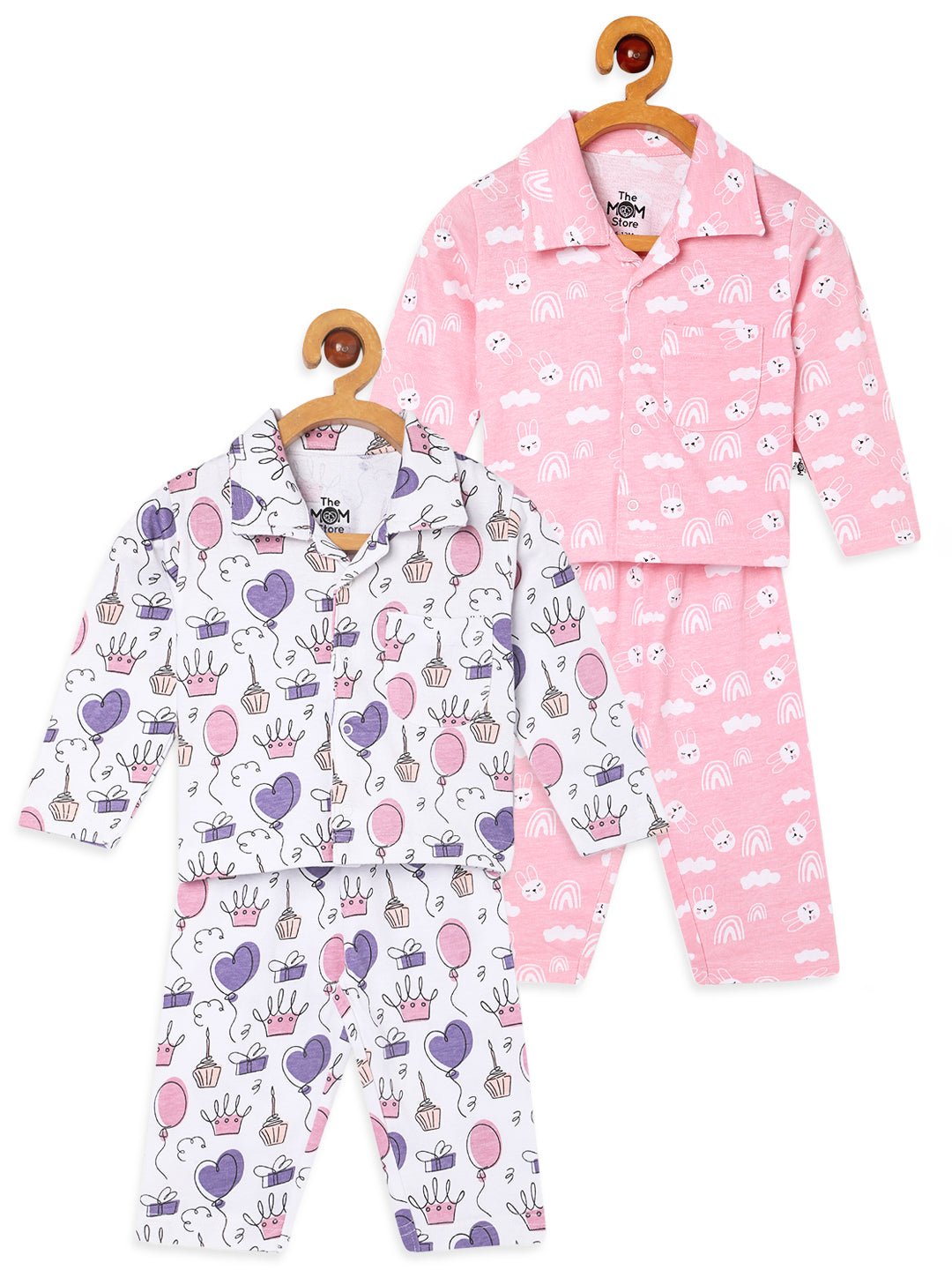  Princess Party Cutey Bunny Kids Pajama Set Combo