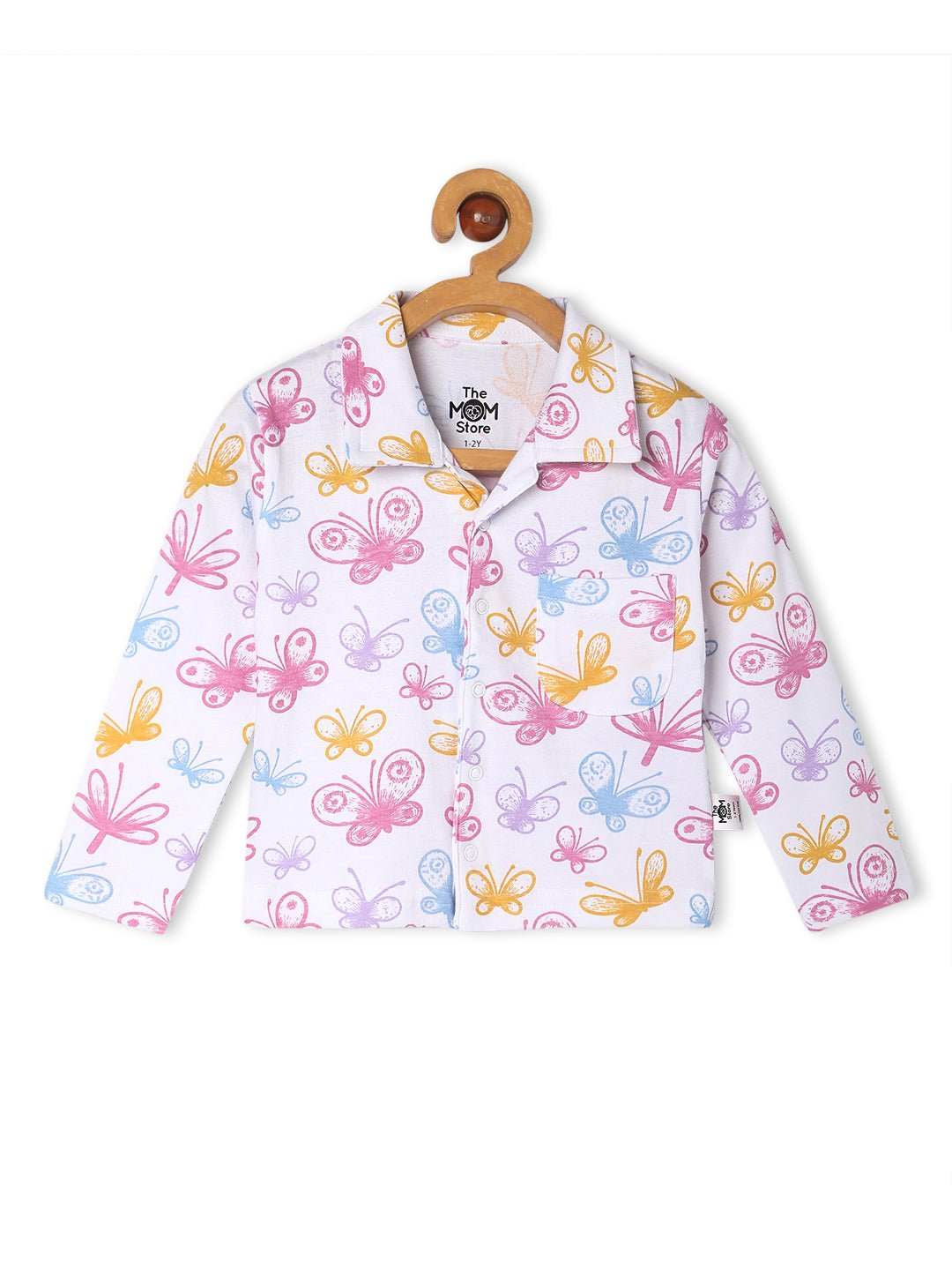  Pink Blue Princess Party Spring Wings Pajama Set