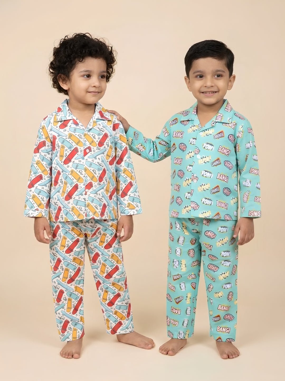  Ready To Skate Mighty Fighter Kids Pajama Set