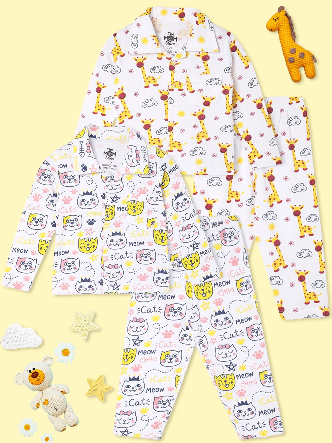  Giraffe and Meow Infant Set