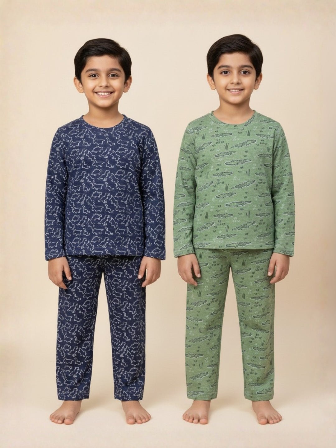  Alligator and Dinos Rule Kids Pajama Set