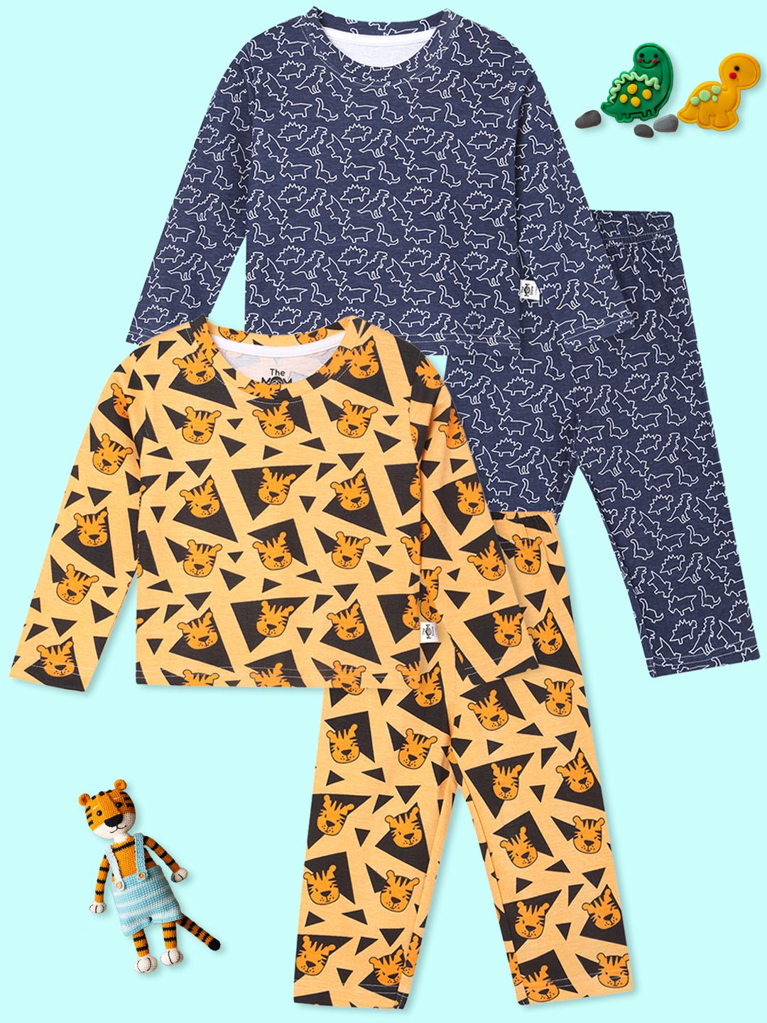  Tiger Tales and Dinos Rule Kids Pajama Set