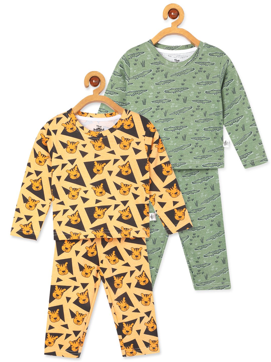 Multicolor Tiger Tales Alligator Pajama Set For Kids