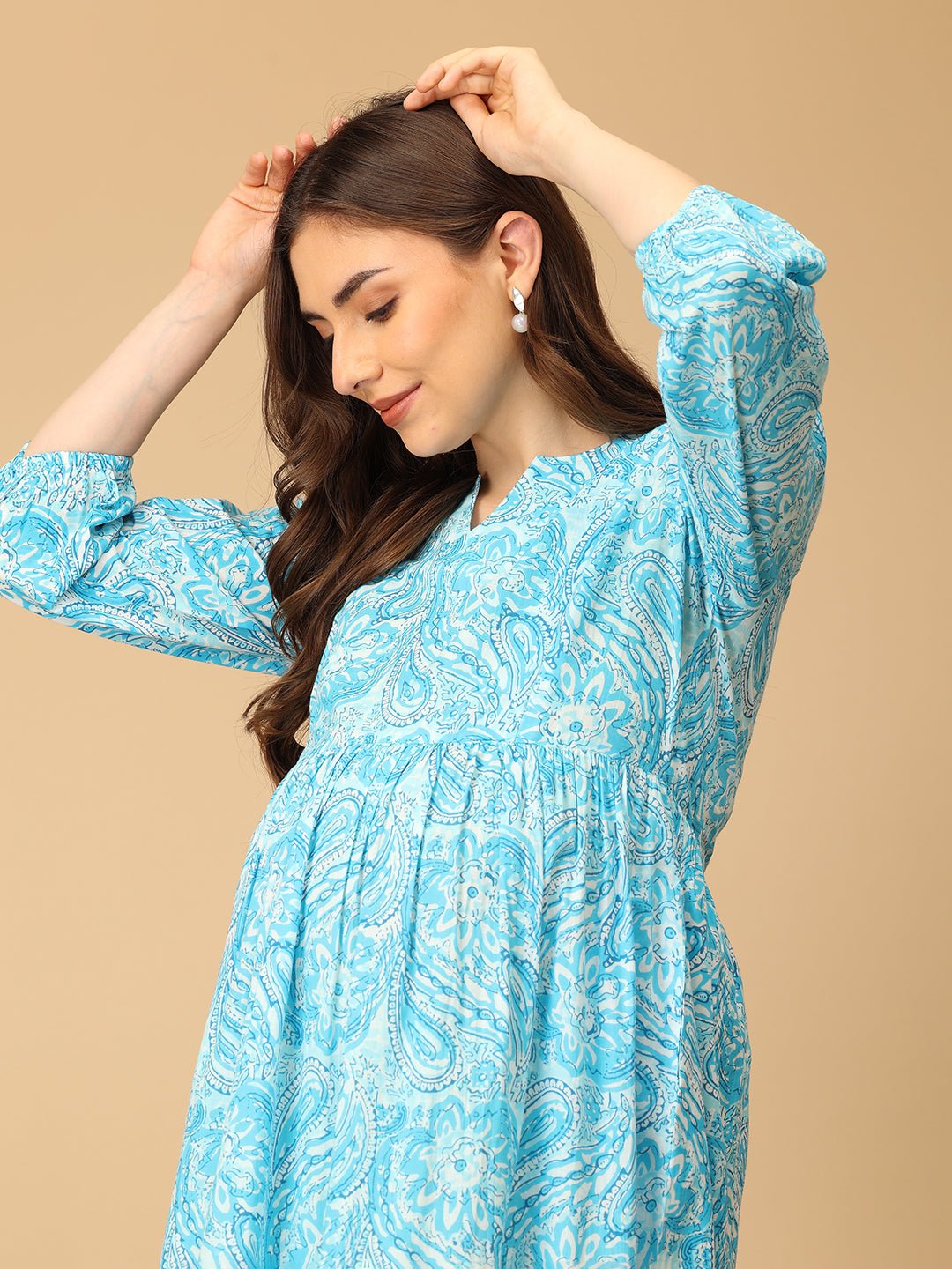  Lagoon Tales Maternity and Nursing Dress Multi