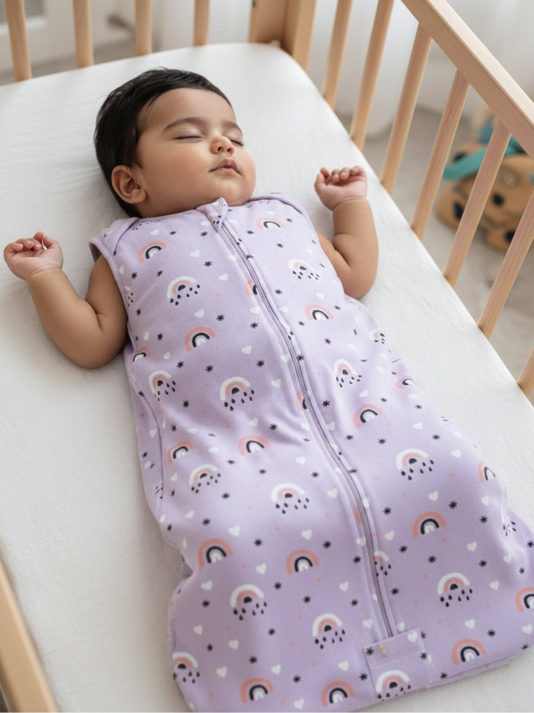 Lavender Twinkle 1 PC Kids Cotton Baby Sleeping Bag