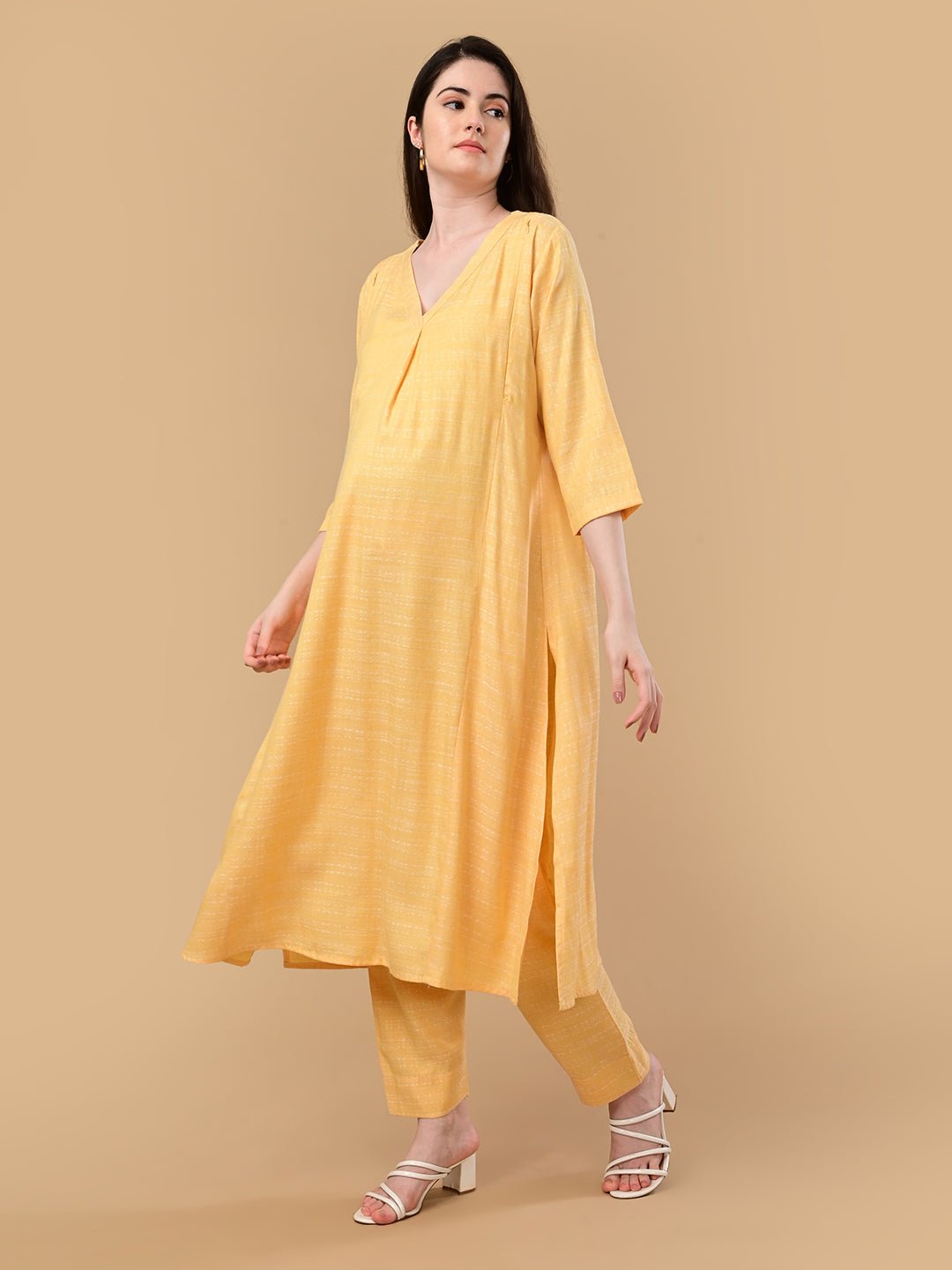  Lemon-Aid Maternity and Nursing Co Ord Set Yellow