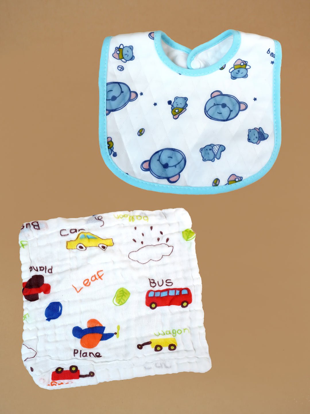 Blue Monkey 13 PCS Newborn Baby Boy Gift Box With Pouch And Toy